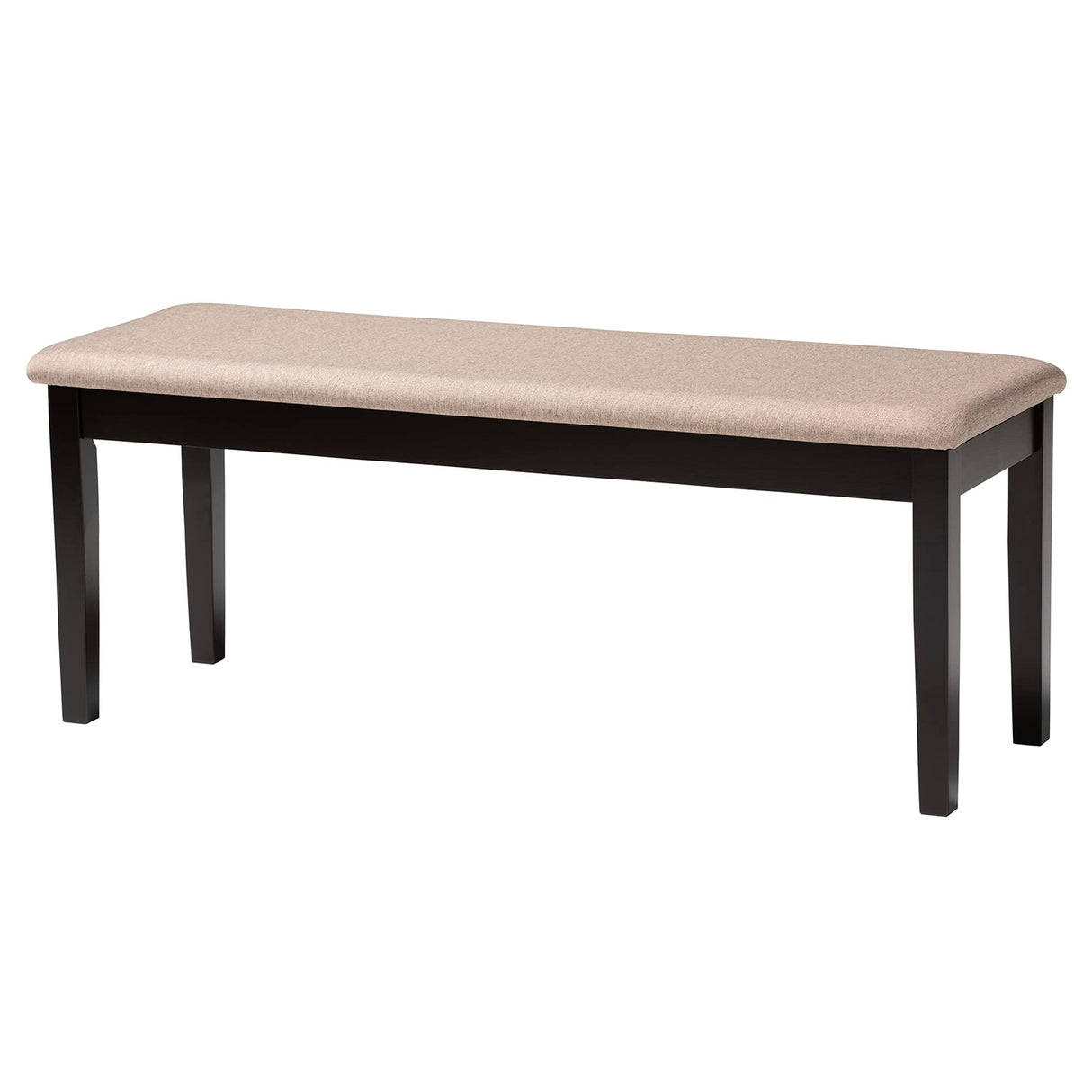 Olympia Dining Set, 6-Piece, Beige/Espresso Brown