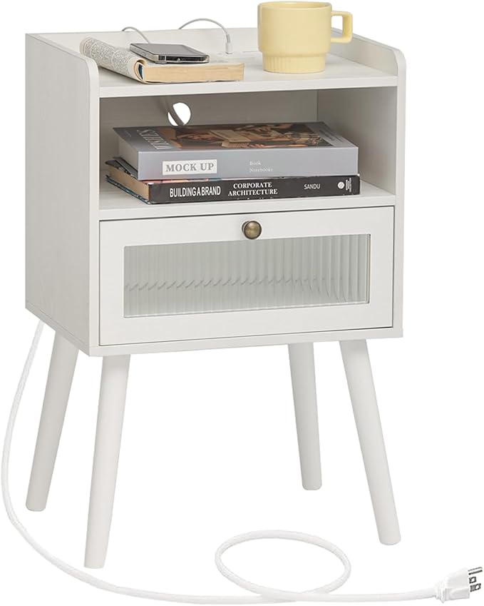 Charging Night Stand Side Tables