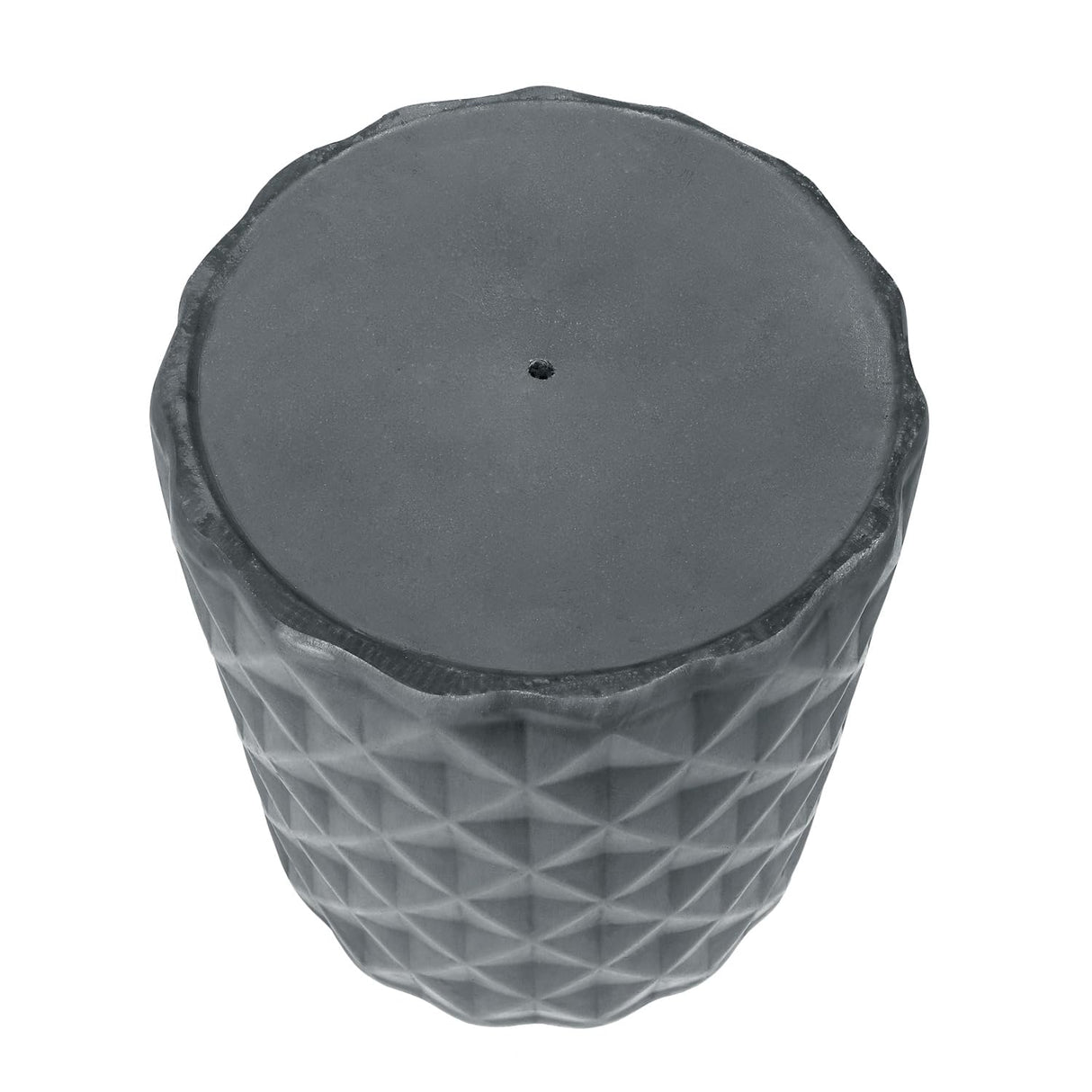 Outdoor Accent Table, 13" W Hourglass Shaped Outdoor Side Table for Patio