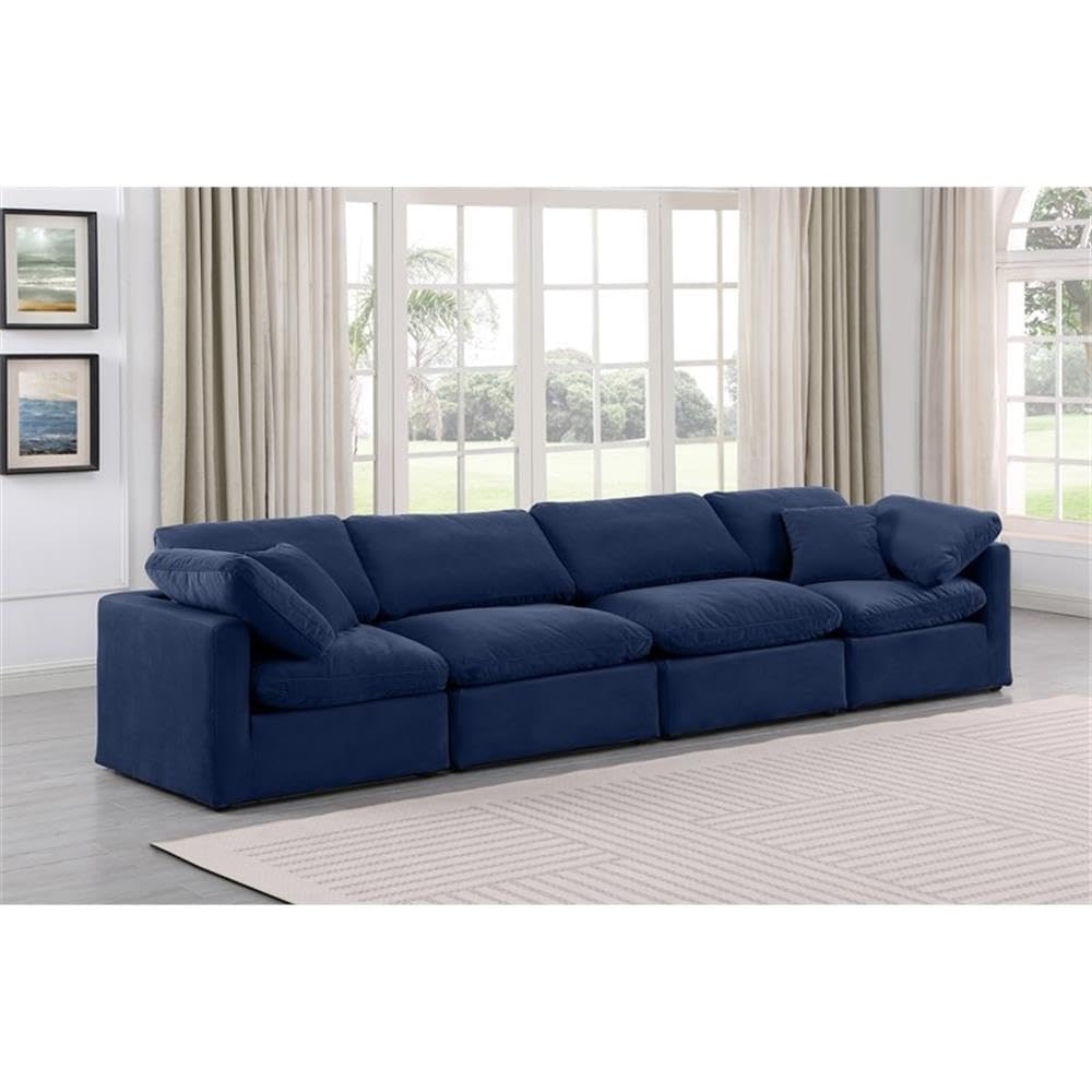147Navy-S140 Indulge Collection Modern | Contemporary Modular Sofa