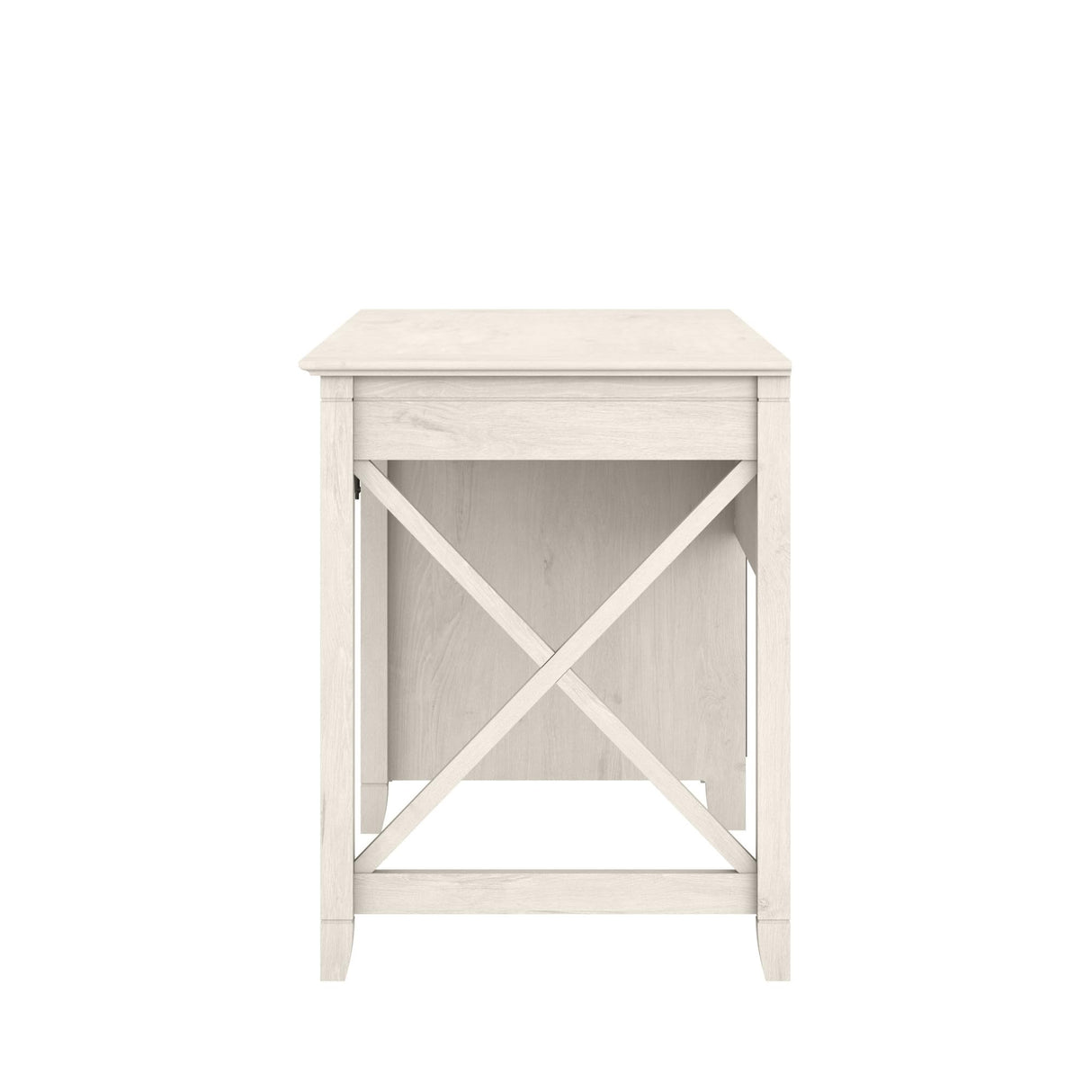 Key West Computer Desk with Storage | Farmhouse PC Table for Home Office in Linen