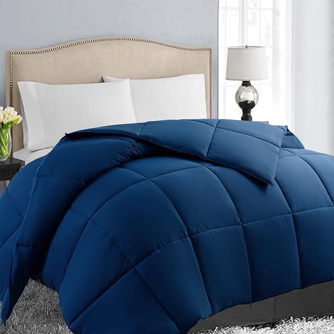 All Season King Size Soft Quilted Down Alternative Comforter Reversible Duvet Insert