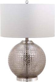 Lighting Collection Adalius Mercury Glass Round 25-inch Bedroom Living Room Home