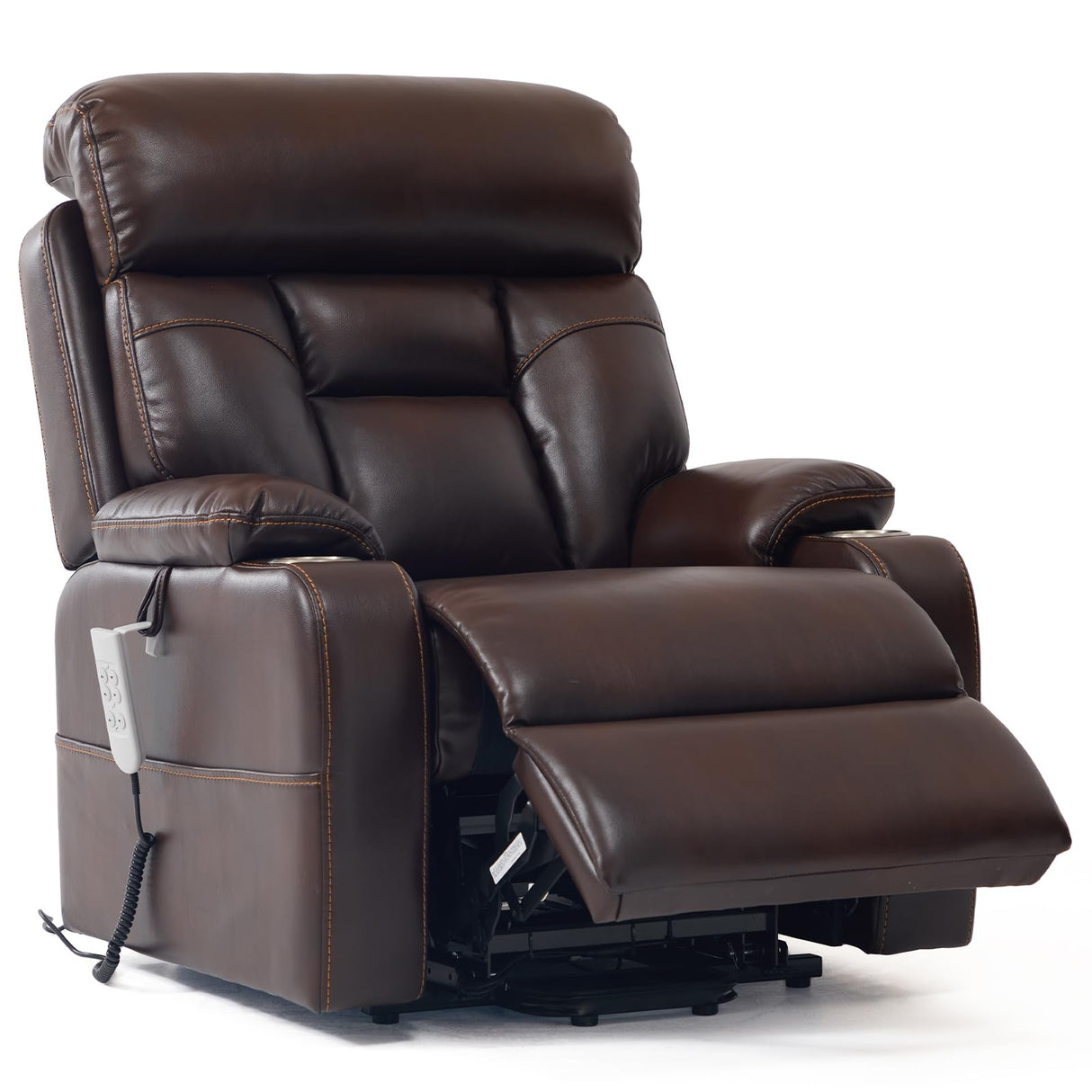 TruComfort Triple Motor Lift Recliner – Faux Leather Power Chair
