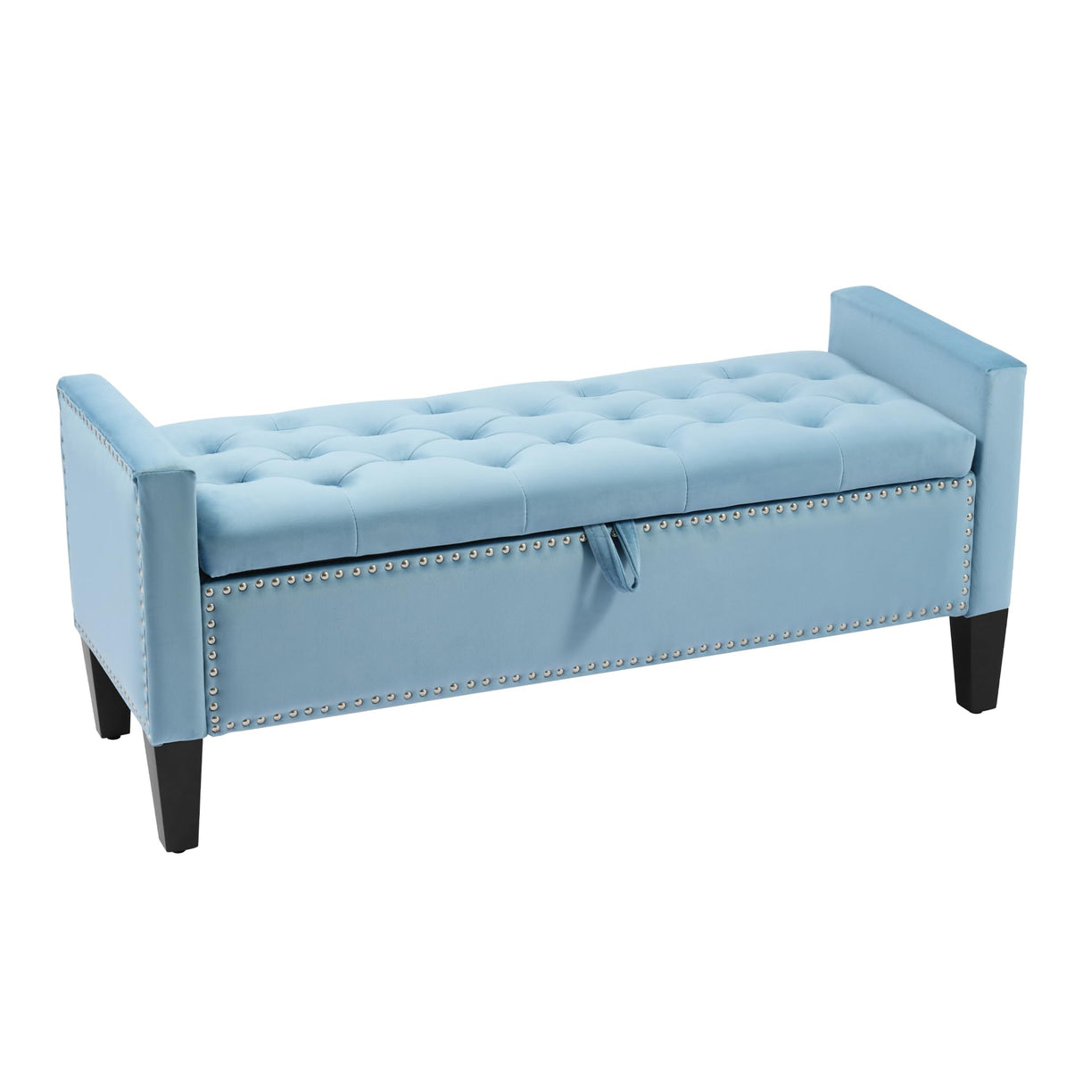 Upholstered Button Tufted End of Bed Bench
