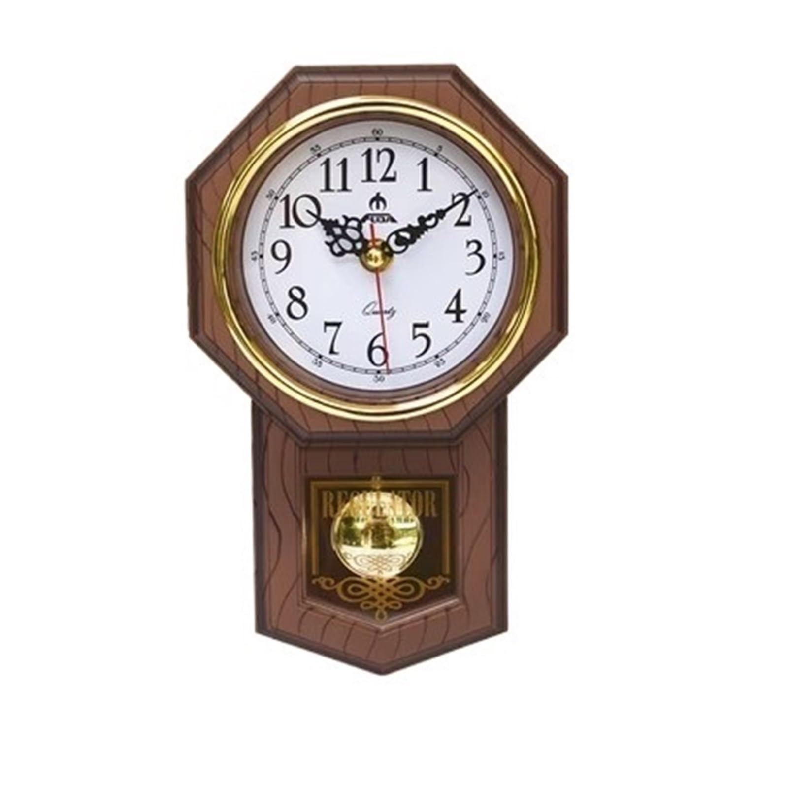 Wall Clocks Fashion Creative Classic Retro Swing Room Living Room Imitation Wood