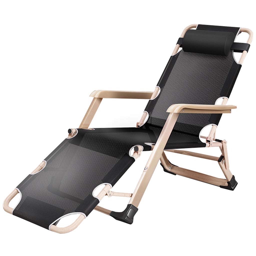 Outdoor Folding Adjustable Patio Lounge Recliners Garden Bed Reclining Chair