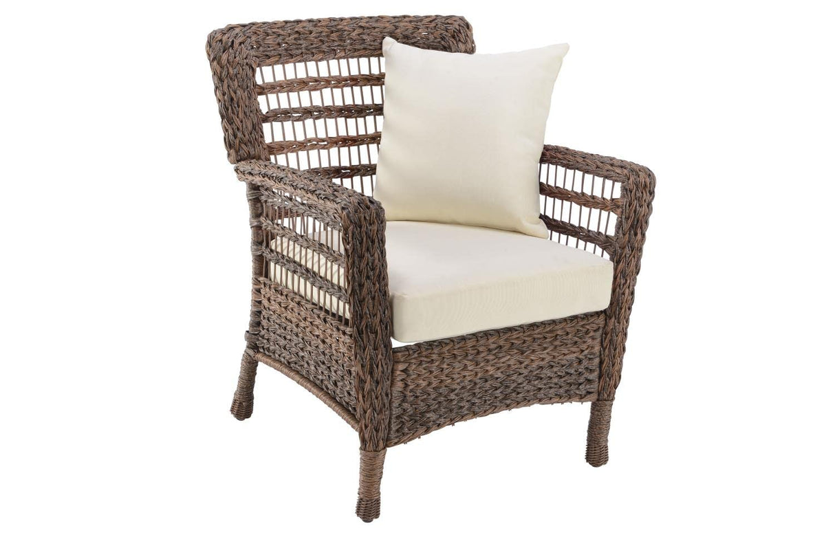 Modern Concept Faux Sea Grass Resin Rattan Patio Set SW1716OTSET5