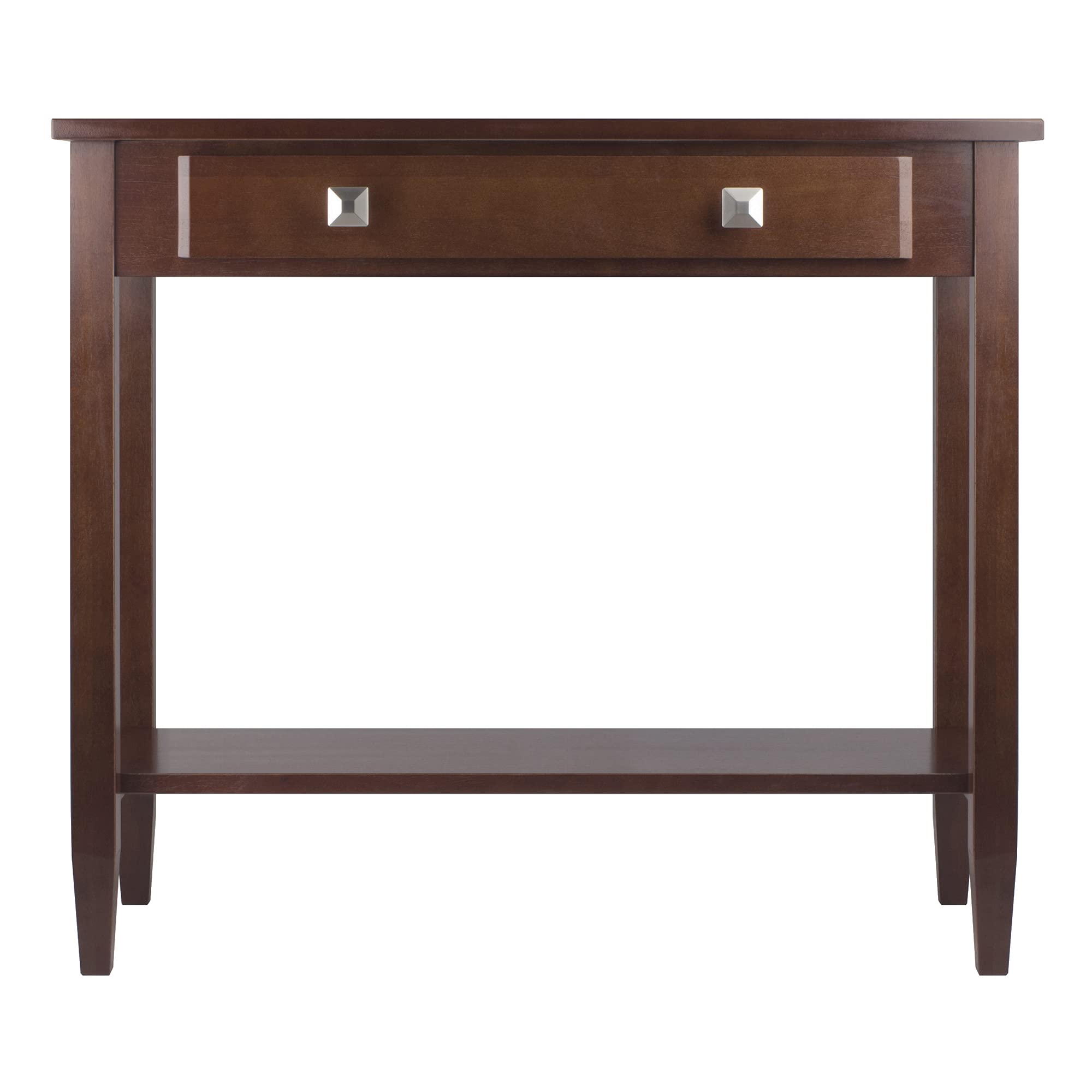 Richmond 33.98-inch x 29.92-inch x 15.69-inch Wood Console Hall Table Tapered Leg