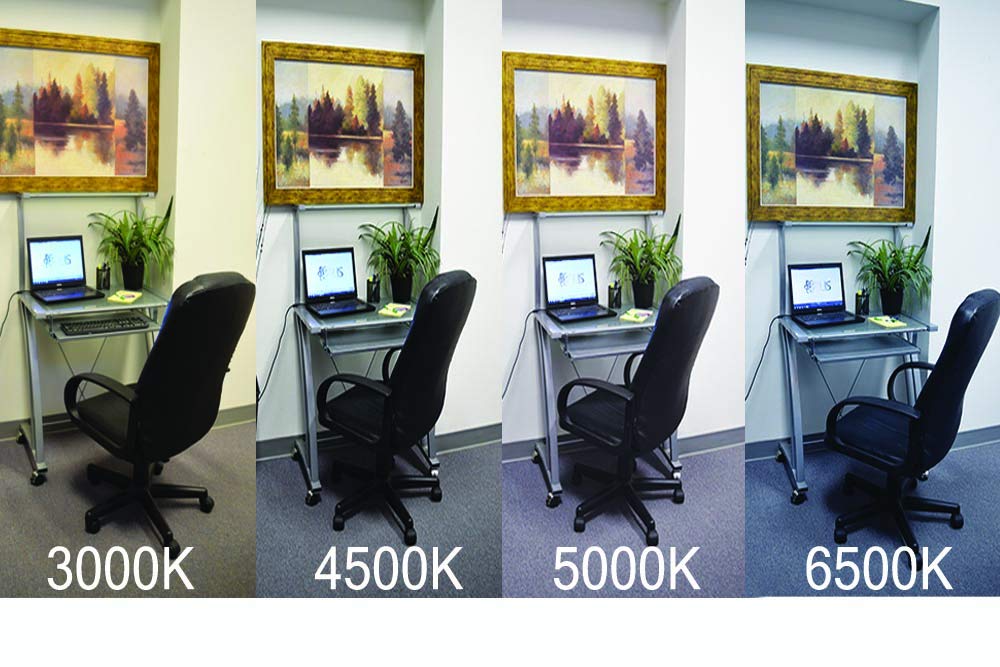 72W LED Vapor Tight Lights | Commercial Indoor/Outdoor Hardwired IP65 Waterproof