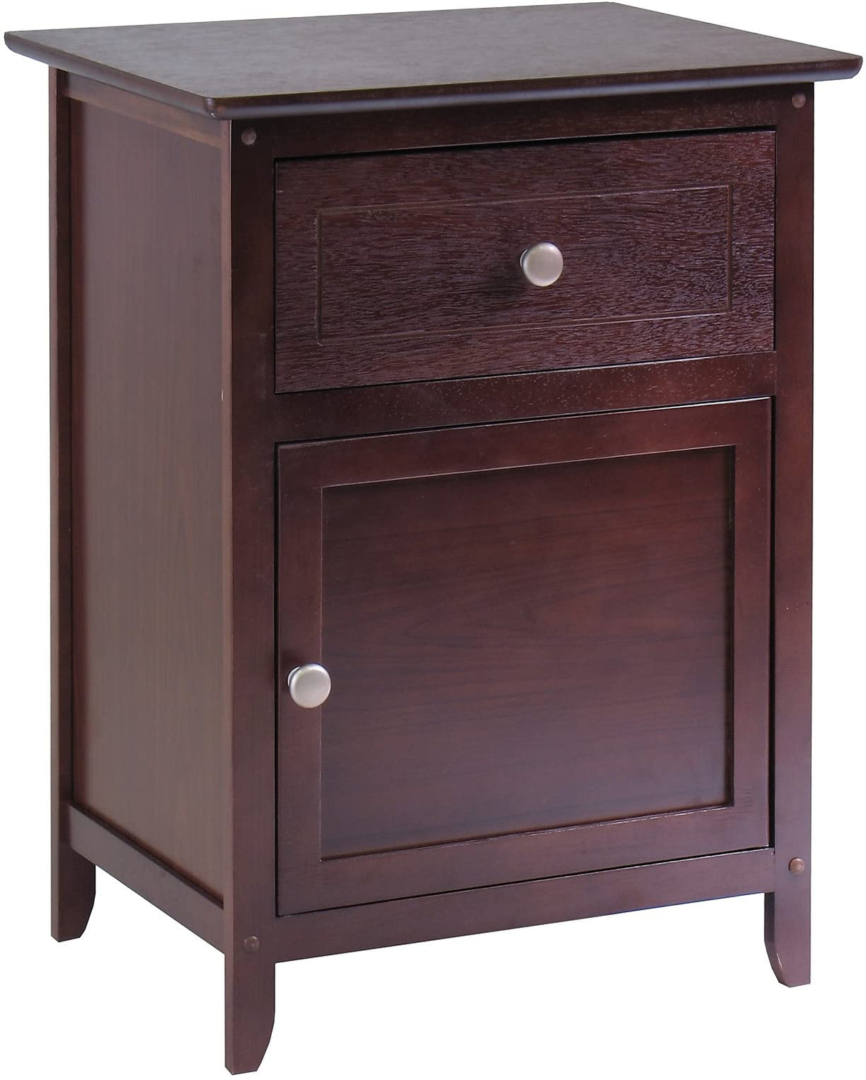 25 x 18.9 x 14.96-Inch Wood Night Stand/Accent Table, Brown (94215)