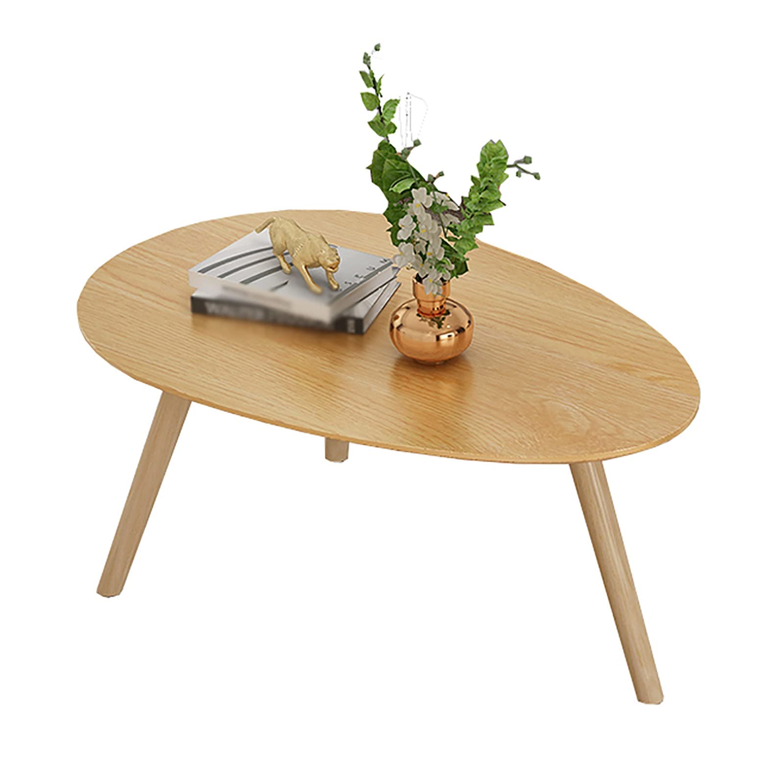 Coffee Table, Living Room Drop Shape Oval Table/Sofa Side Table