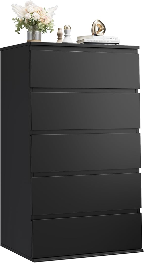 White Dresser, 5 Drawer Dresser Tall White Dresser