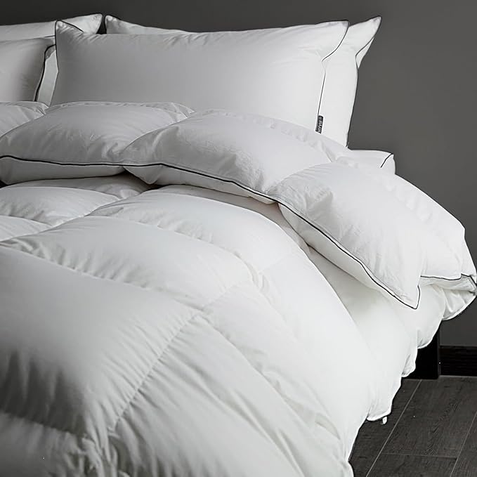 Heavyweight Feathers Down Fiber Comforter King Size