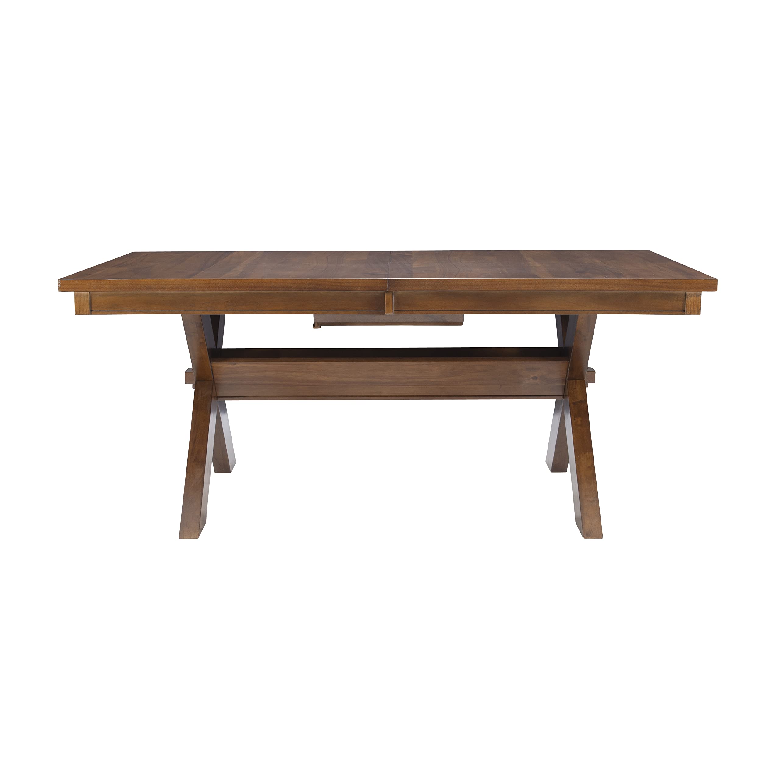 Kraven Dining Table, Dark Hazelnut Finish