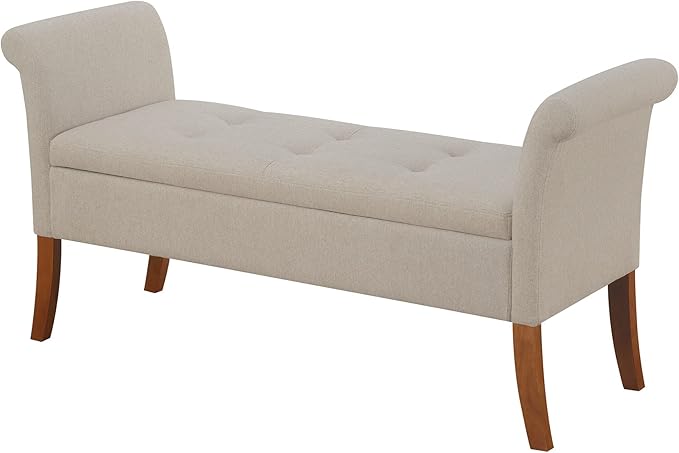 Concepts Designs4Comfort Garbo Upholstered Storage Bench