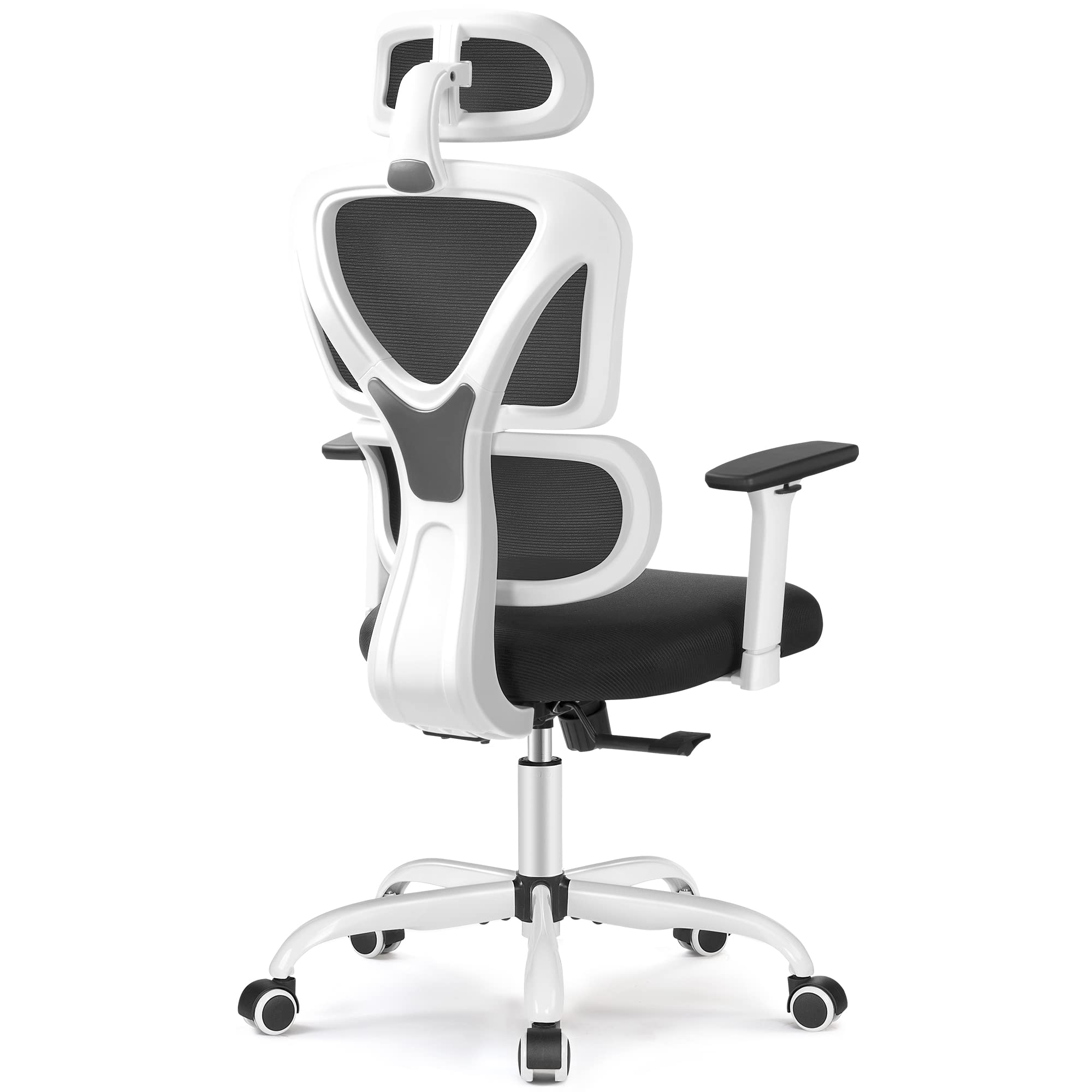 Ergonomic Office Chair, Home Desk Chair, Comfy Breathable Mesh Task High Back Thick