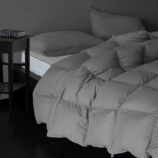 Luxury White Goose Down Comforter King Size - Goose Feathers Down