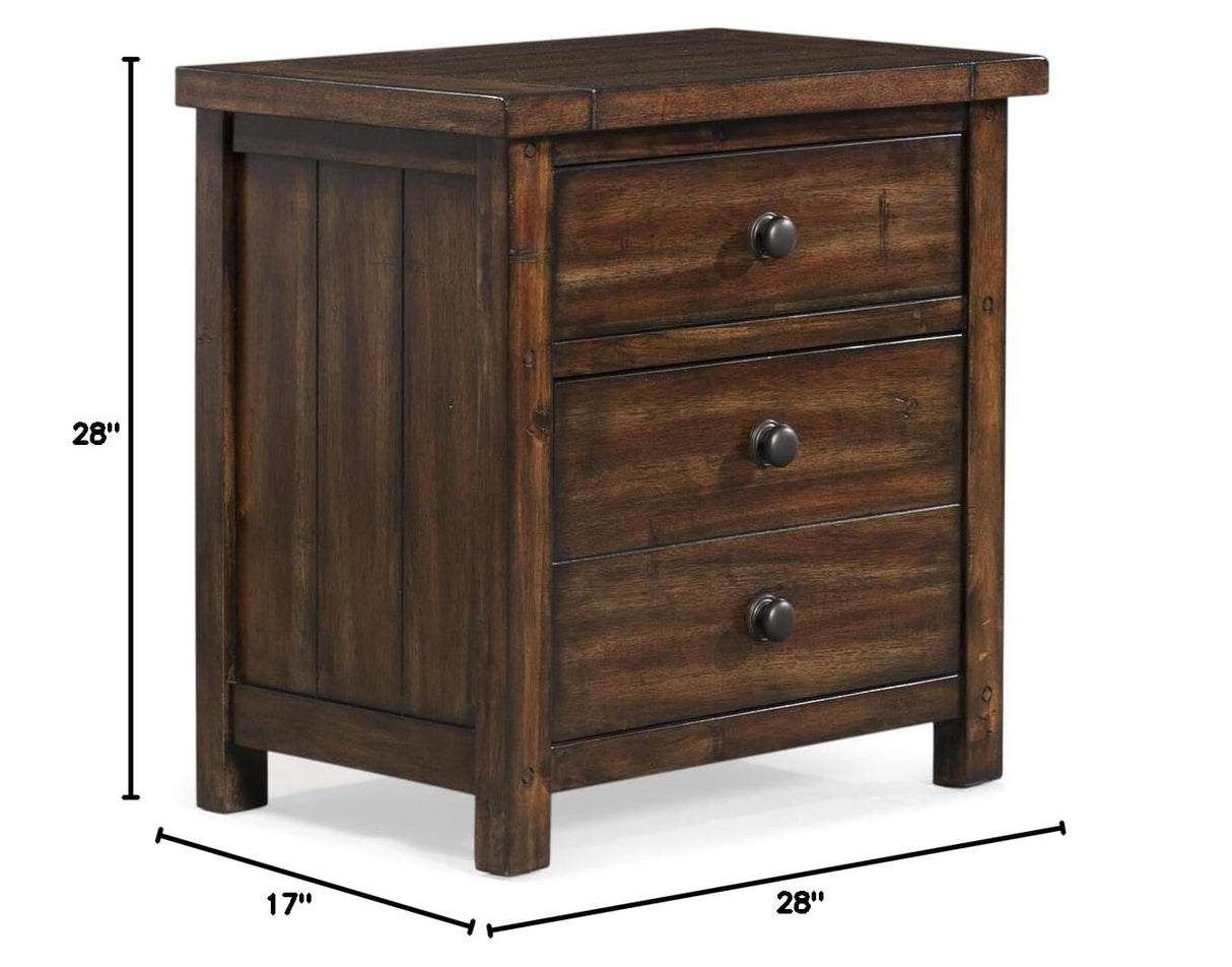 Furnishings Danner Nightstand in Chestnut