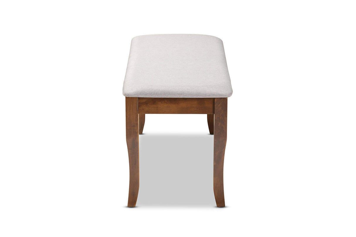 Cornelie Modern and Contemporary Transitional Grey Fabric Upholstered