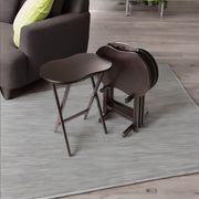 Wood Dylan 5-Piece Oversize Snack Table Set