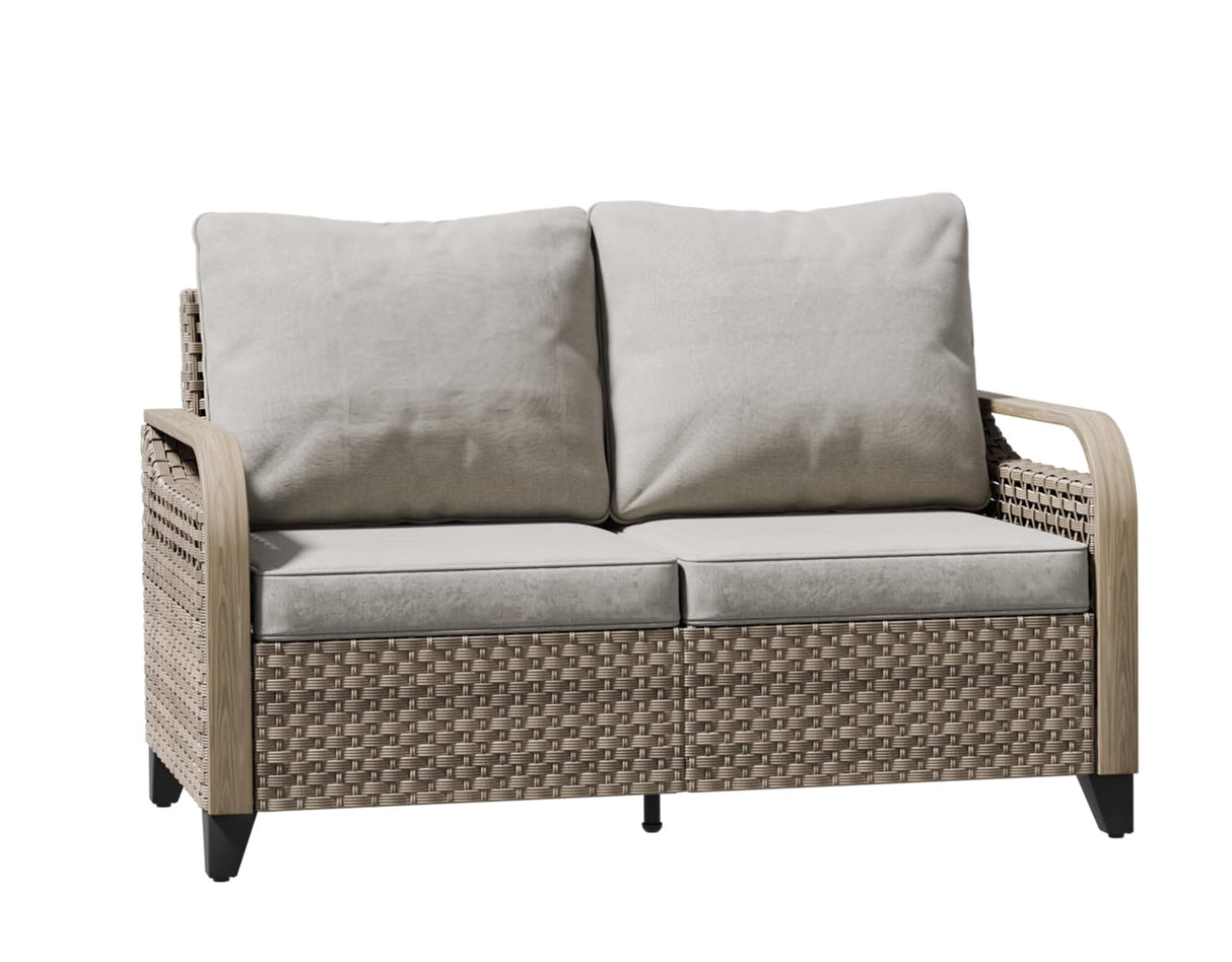 Modern Wicker Outdoor Sofa Furniture, Small Balcony Furniture