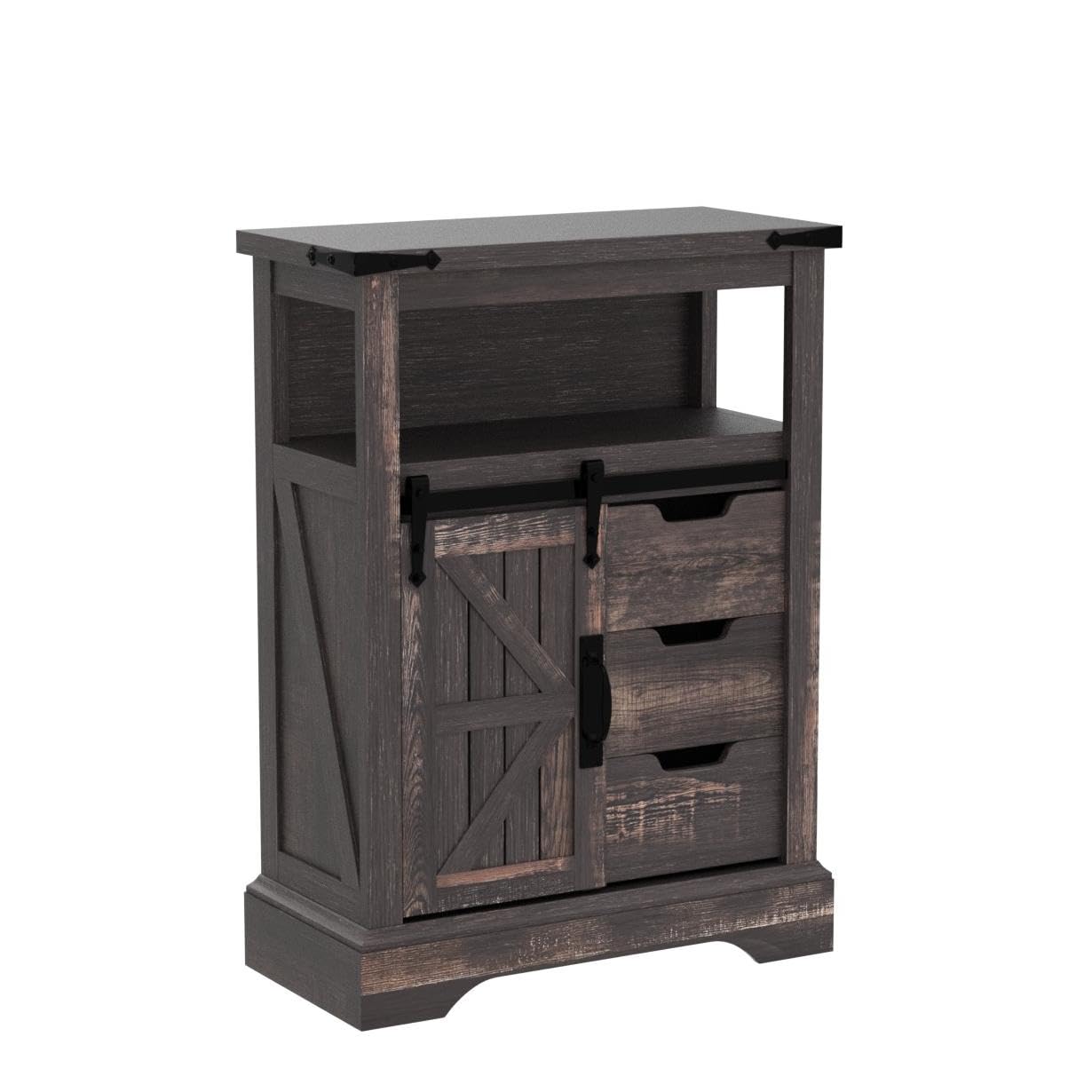 Bathroom Floor Cabinet, Farmhouse Storage Cabinet