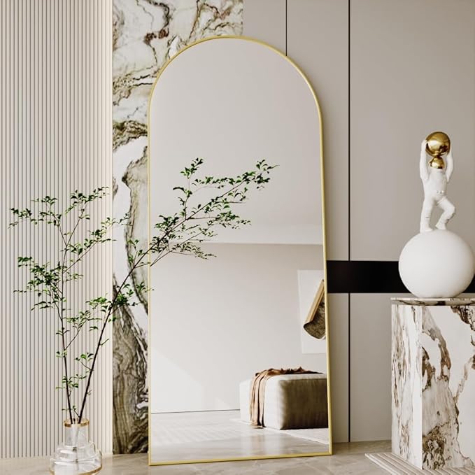 Arch Mirror Full Length,Gold Mirror Full Length Standing Mirror Full