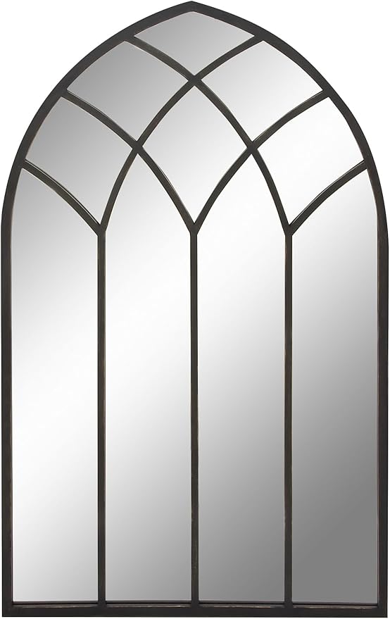 79 Metal Room Wall Mirror Window Pane Inspired Entryway Mirror