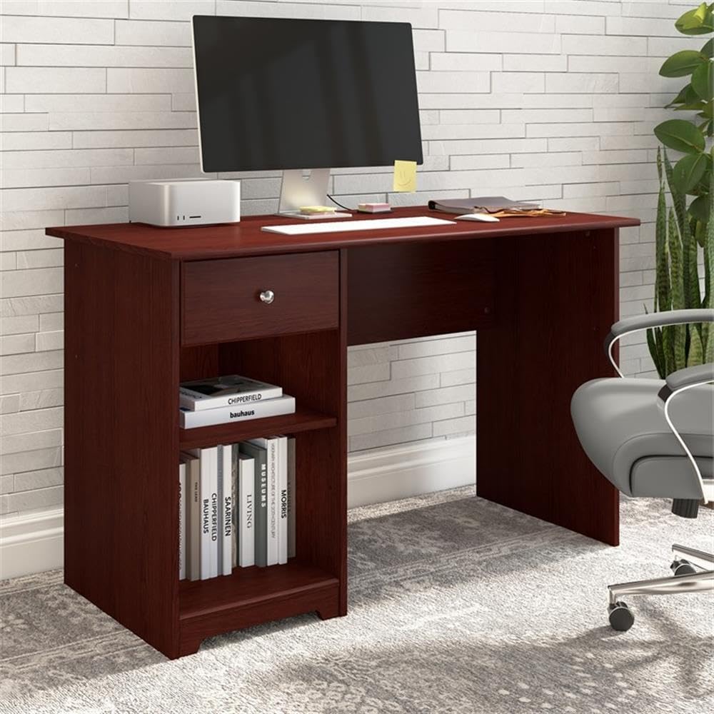 Merronix L Shaped Desk Reversible, Corner Computer L Desk with Storage Shelves, Modern Gaming Desk Workstation for Home Office, Walnut