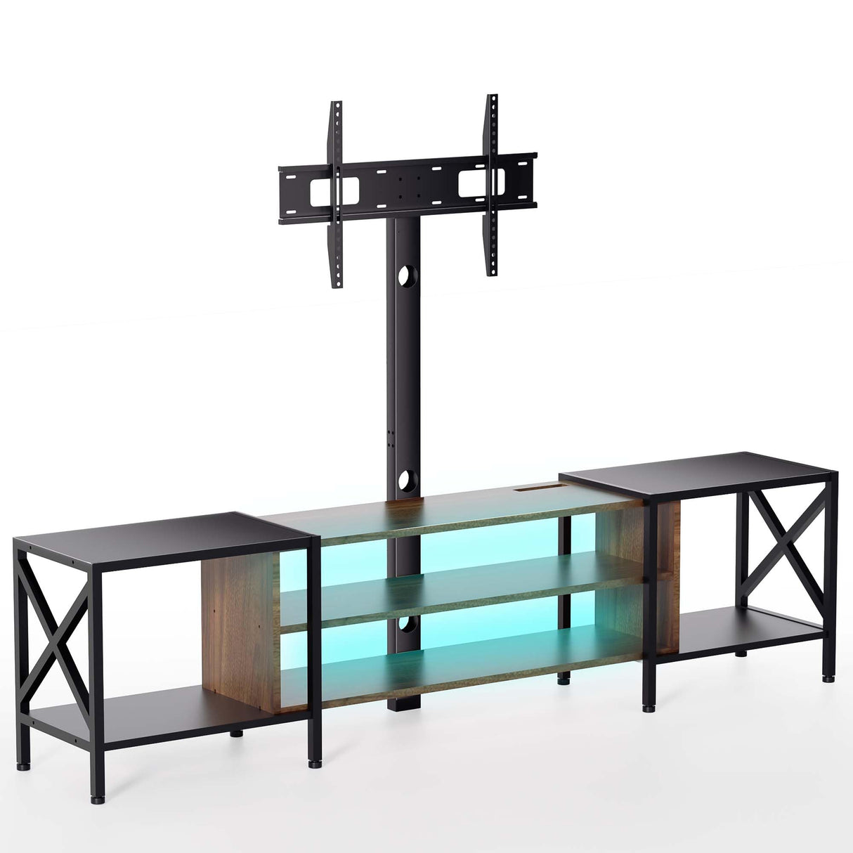 TV Stand with Mount & Power Outlet, 79 Inch, Entertainment Center for up to 85 Inch TVs