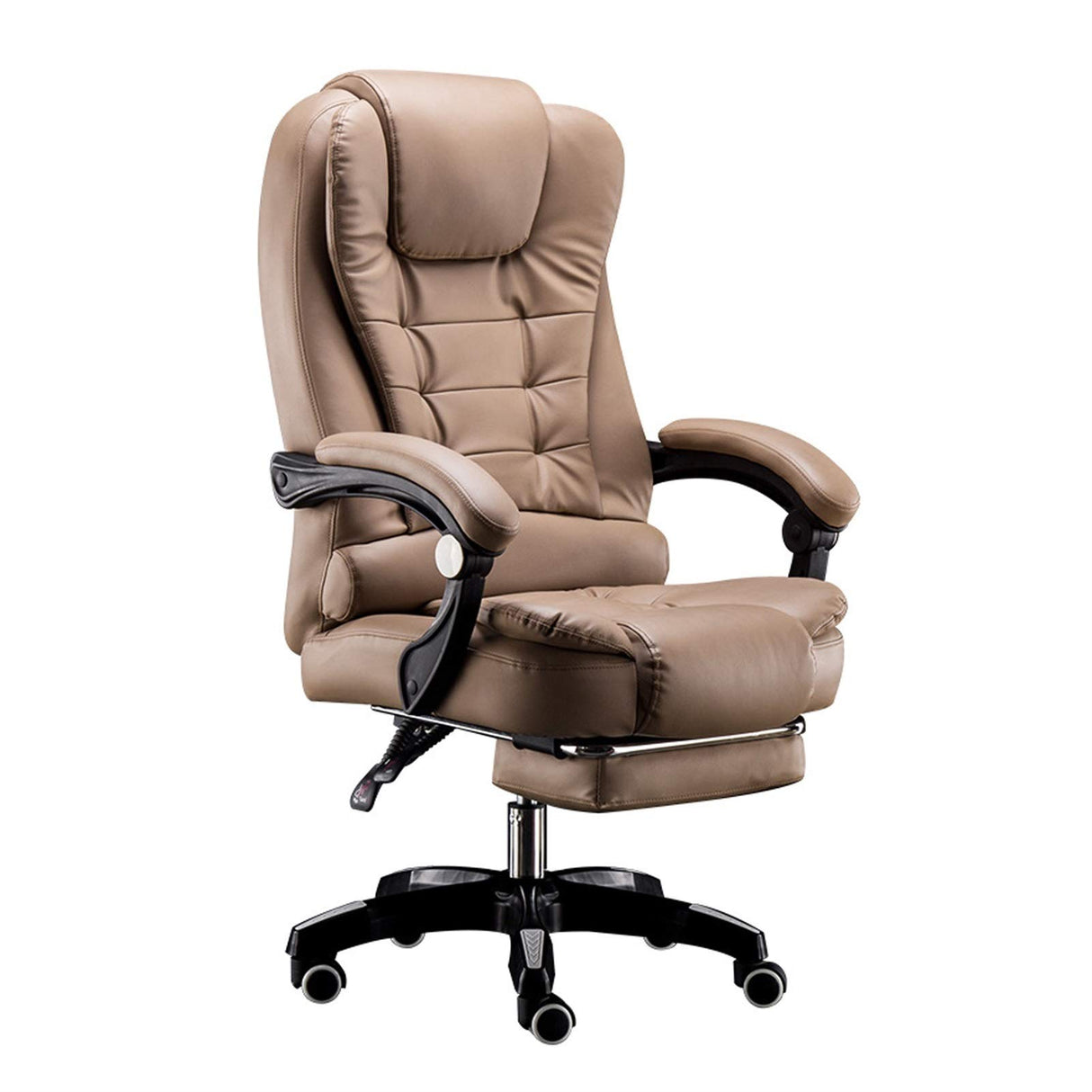 Leather Office Chair Soft Ergonomic Computer Desk Chair Manager Chairs for Office Room