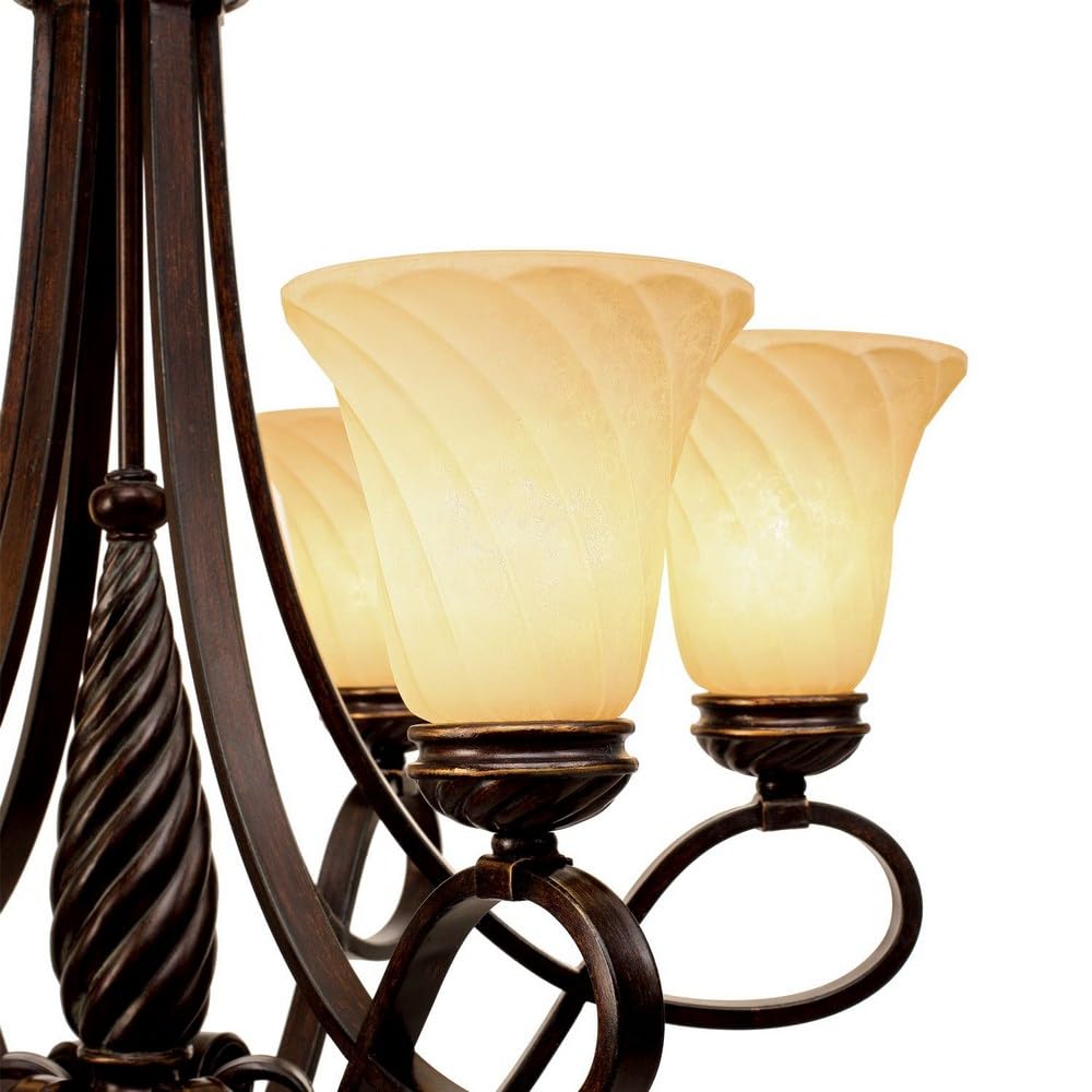 Chandelier 6 Light in Variety of Style 28.5 inches High by 27.5 inches