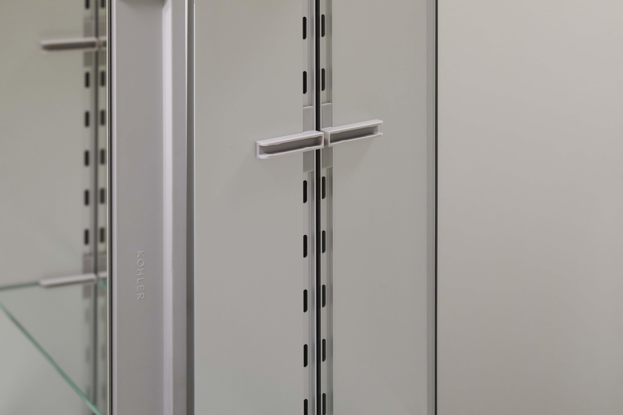 Embark Medicine Cabinet, Deep Storage with Adjustable Shelves and Arch Mirrored Door,