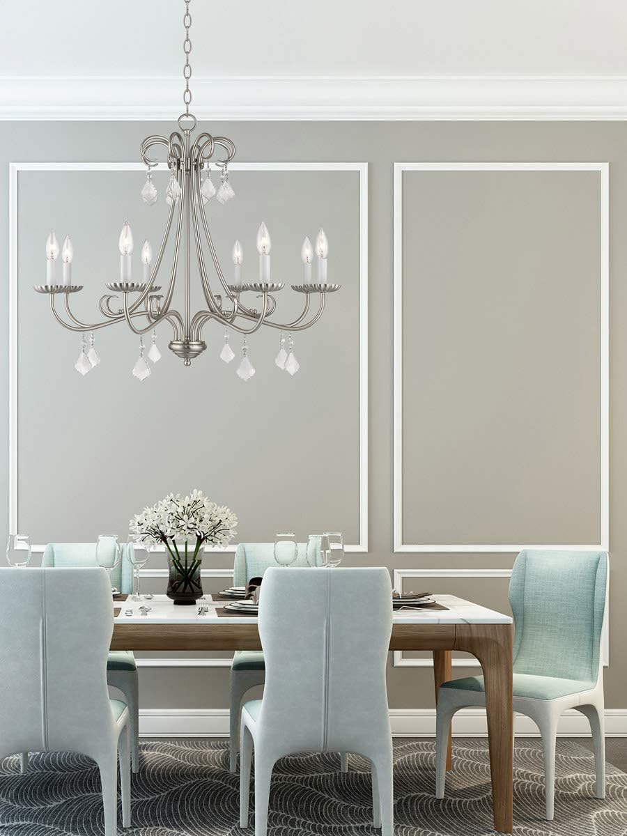 Lighting 40878-91 Chandelier, Brushed Nickel