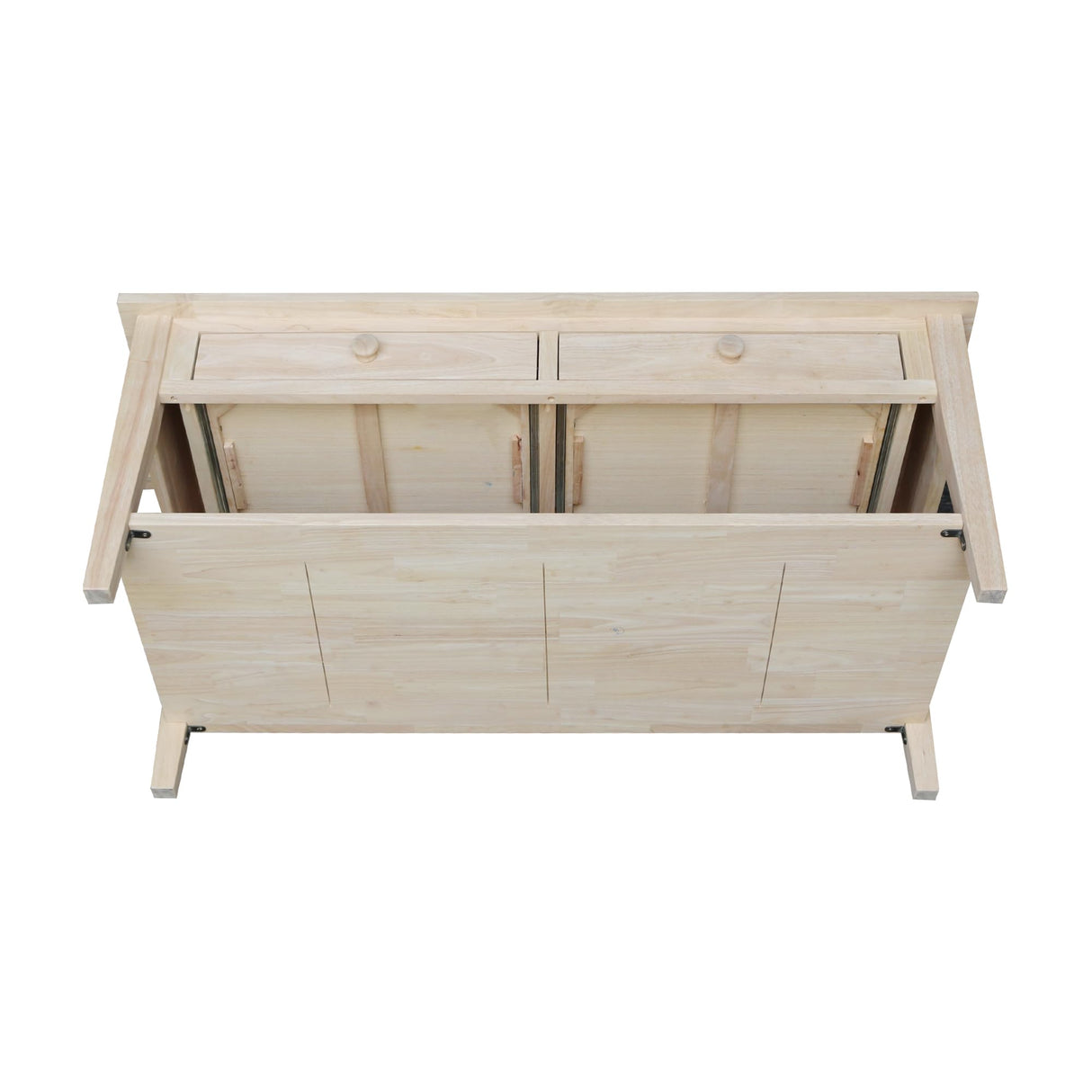 Spencer Coffee Table, Solid Wood, Real Parawood, 48" W x 24" D x 19" H