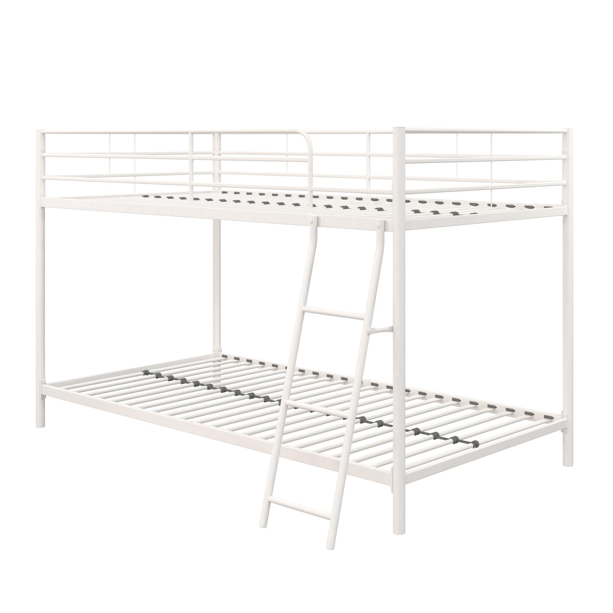 Junior Twin over Twin Bunk Bed, Space-Saving Design, Metal Frame
