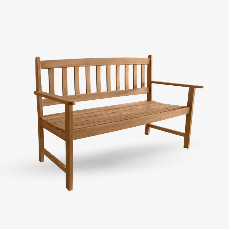 Patio Garden Armrests Sturdy Acacia Front Porch Chair 705Lbs Weight Capacity