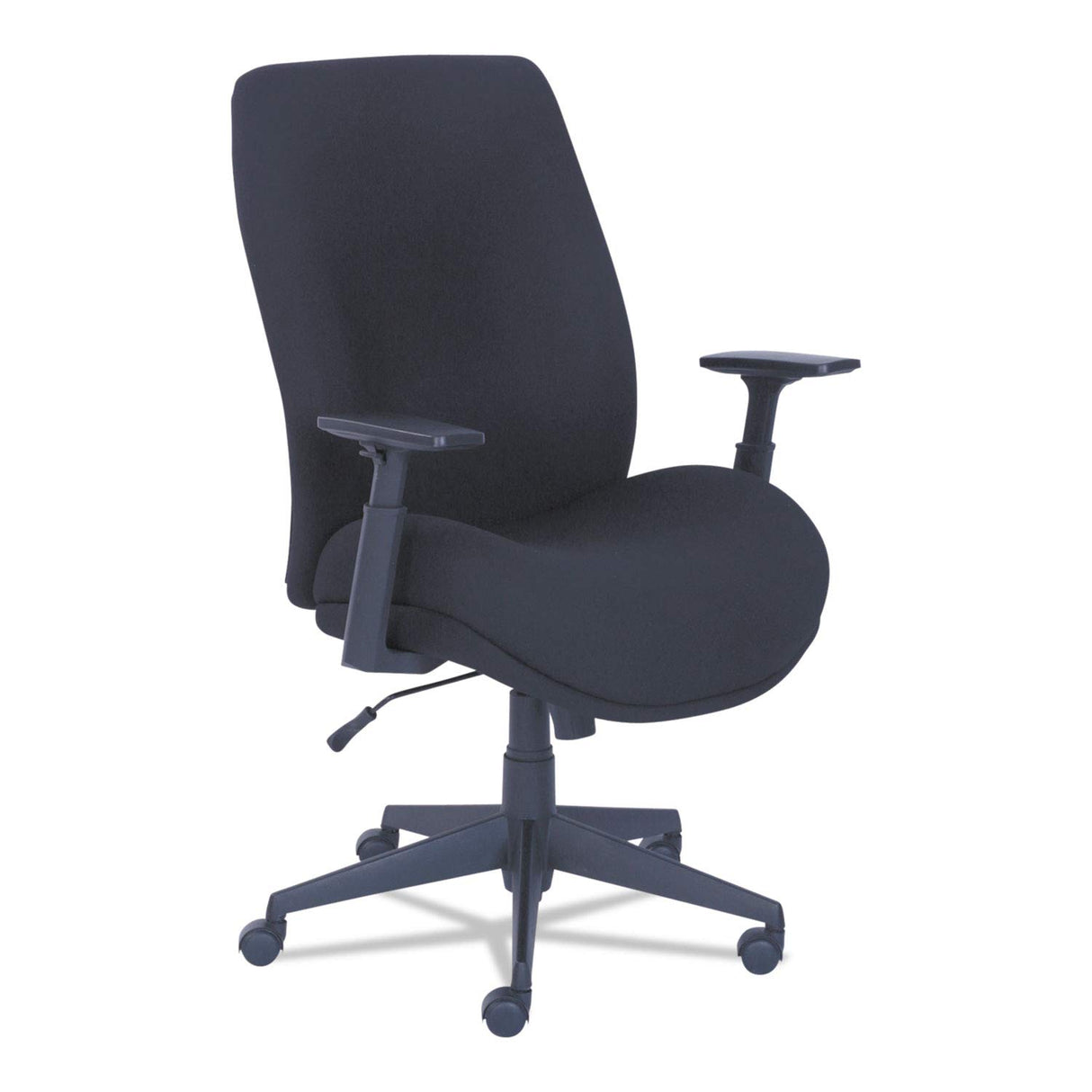 Baldwyn Series Mid Back Task Chair, Supports 275 lbs., Black Seat/Back/Base