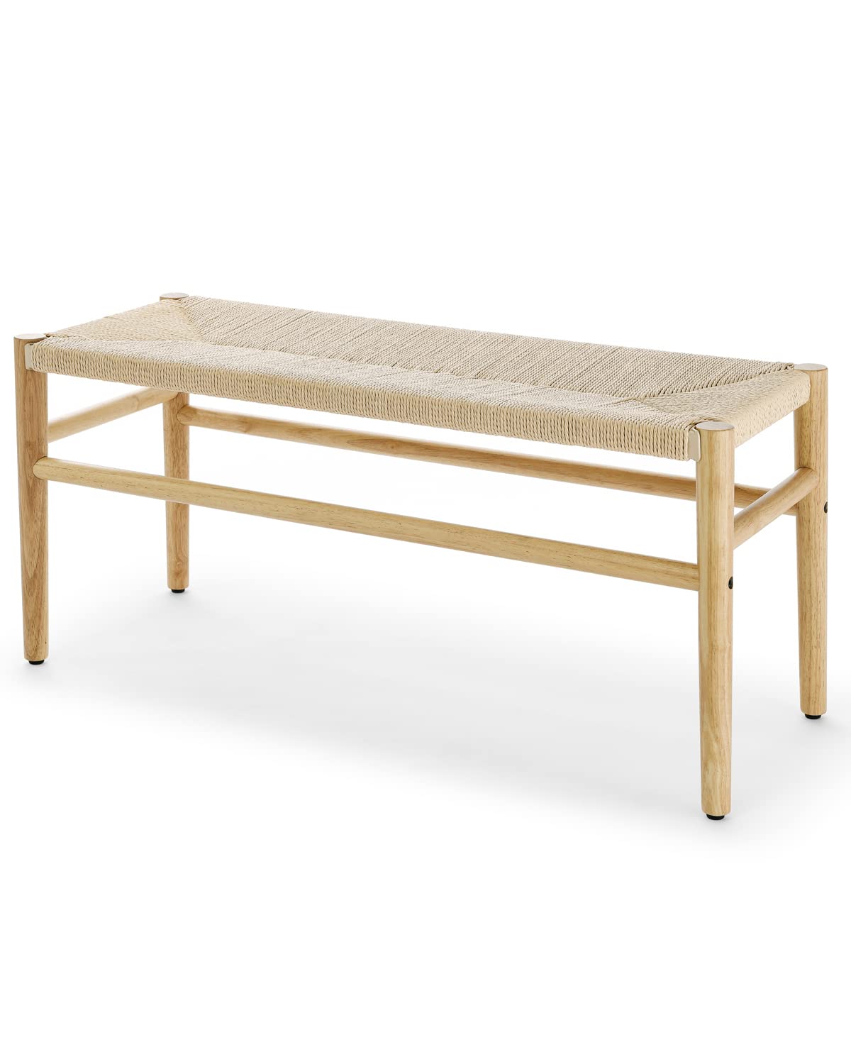 Woven Bench for Bedroom End of bed Bench