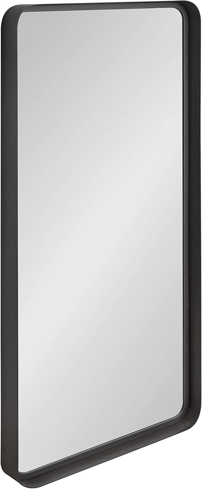 Armenta Modern Soft Rectangle Metal Framed Mirror