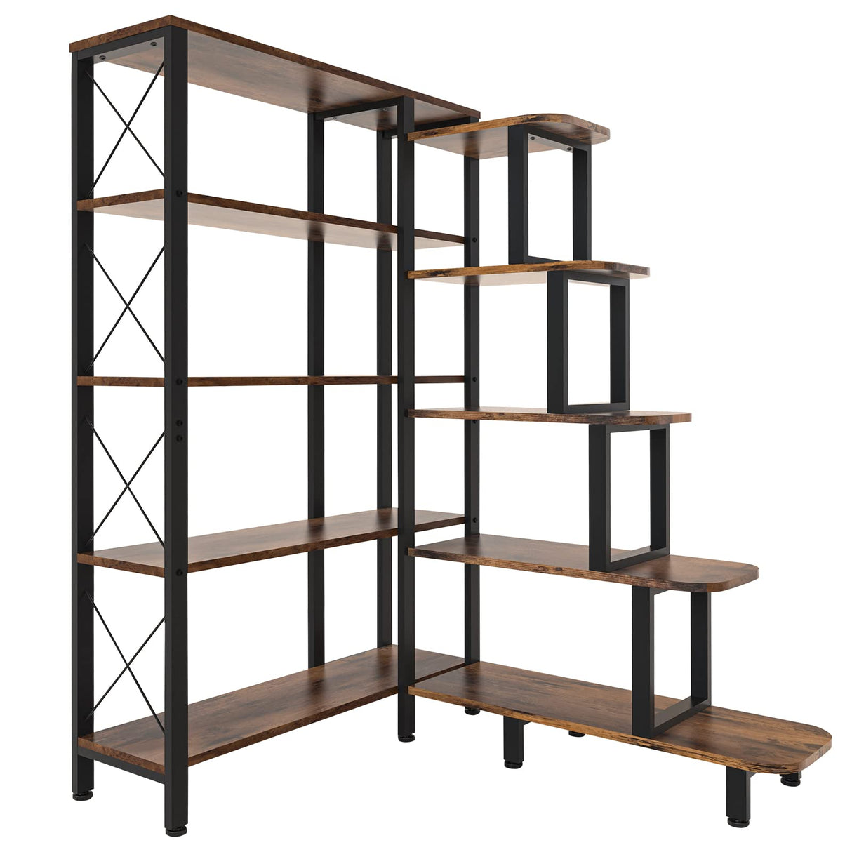 Large Corner Bookshelf Bookcase