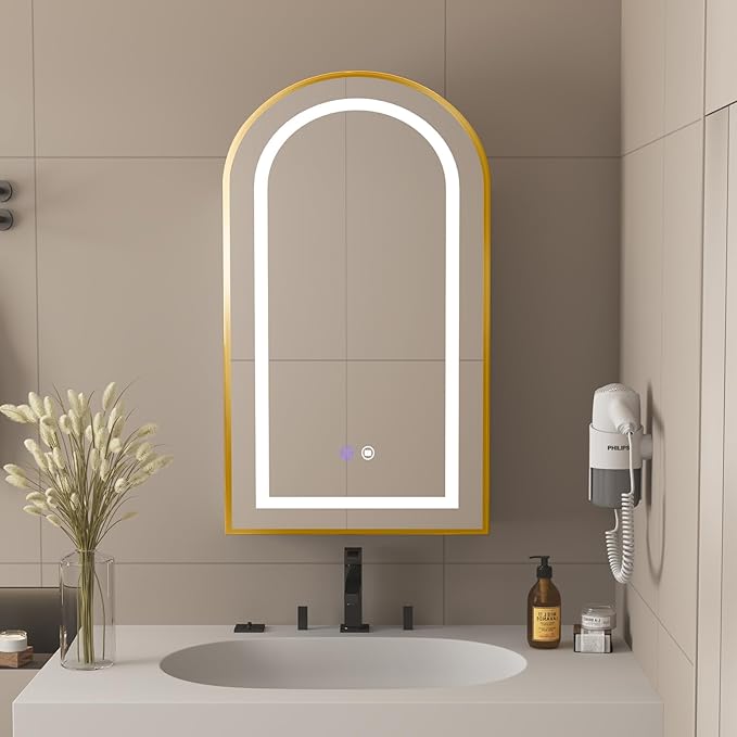 Recessed Lighted Led Medicine Cabinet Mirror