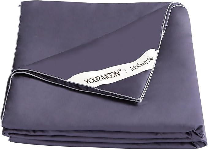 Luxurious Summer/Spring Lightweight Mulberry Silk Comforter King Size,100% Natural Long Strand