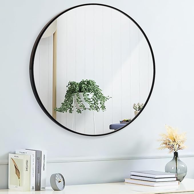 Mirror Rectangle Full Body Length Door Hanging Wall Mounted Metal Frame