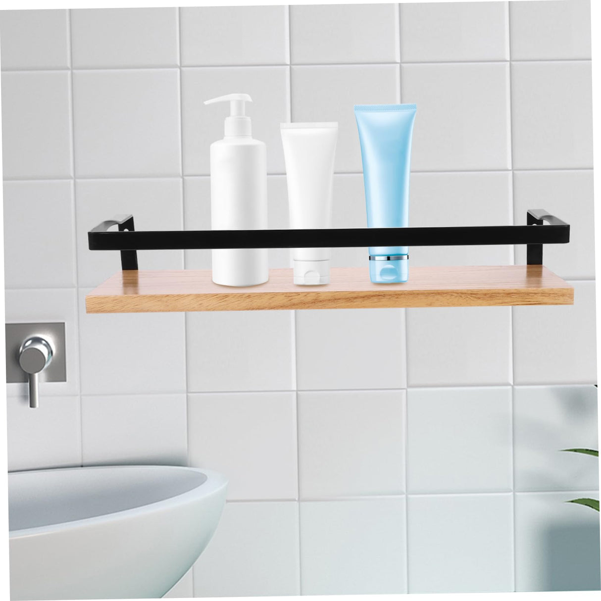 Floating-Shelves 1 Set Floating Wall Shelves Storage Shelves Towel Shelves