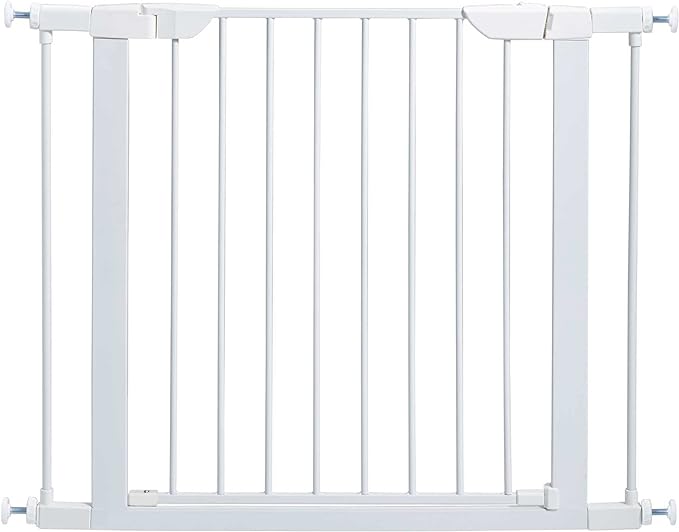 39' High Walk-thru Steel Pet Gate, 29' - 38' Wide in Textured Graphite