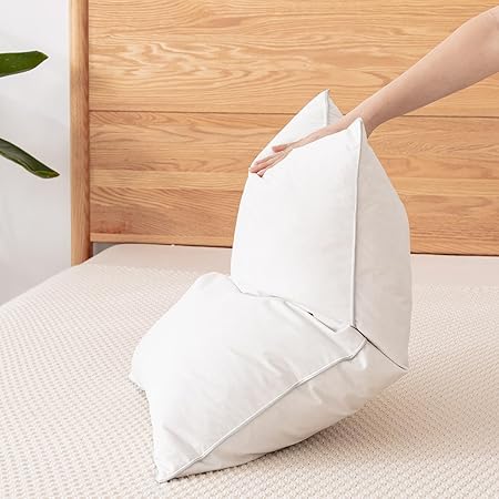 Premium Goose Feathers Down Pillows,White King Pillows