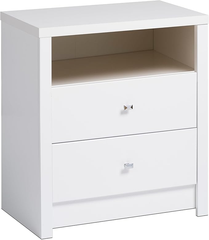 Calla Contemporary Tall Nightstand Side Table