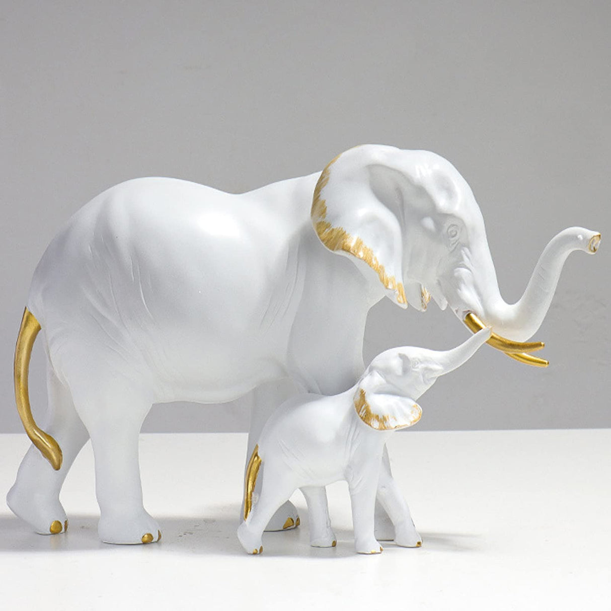 Elephant Statue Creative Elephant Figurines Decorations for Living Room Modern